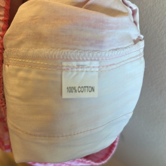 The Gemma Striped Boxer Shorts Size XL With Side Pockets Pull On Pink - Picture 7 of 11